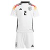 Camisola + Calções Alemanha Antonio Rudiger 2 Criança Equipamento 1ª Euro 2024